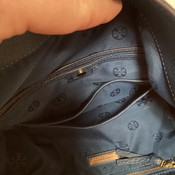 EUC Tory Burch Blue Hobo Bag - Picture 12 of 16